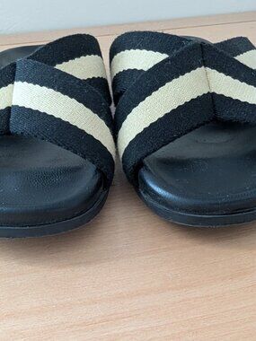 Jenni Kayne Knit Leather Sandals 36 6 Made in Italy